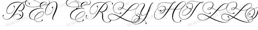BEVERLY HILLS字体转换